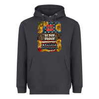 Smoke Western God Bless America 4th of July Heavyweight Hoodie - LillyAllenDesigns