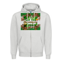 Dove Grey Let the shenanigans begin Zipper Hoodie - FaDigitalArtStudio