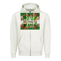 Oatmeal Heather Let the shenanigans begin Zipper Hoodie - FaDigitalArtStudio