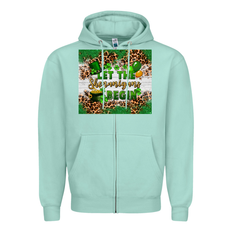 Let The Shenanigans Begin Zipper Hoodie by FaDigitalArtStudio | Teevron