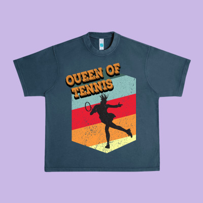 Queen Of Tennis Urban Heavy Tee Designed By Bettercallsaul