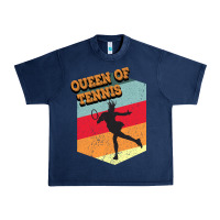Navy Queen Of Tennis Urban Heavy Tee - Bettercallsaul