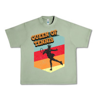 Oil Green Queen Of Tennis Urban Heavy Tee - Bettercallsaul