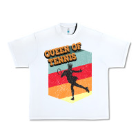 White Queen Of Tennis Urban Heavy Tee - Bettercallsaul