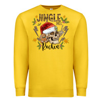 Lemon jingle bell rock black Premium Sweatshirt - CowhideDigitalArt