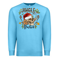 Ocean Blue jingle bell rock black Premium Sweatshirt - CowhideDigitalArt