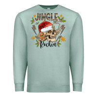 Seafoam jingle bell rock black Premium Sweatshirt - CowhideDigitalArt