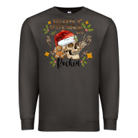 Smoke jingle bell rock black Premium Sweatshirt - CowhideDigitalArt