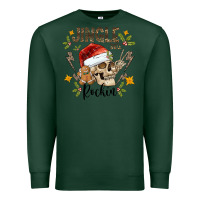 Sports Green jingle bell rock black Premium Sweatshirt - CowhideDigitalArt
