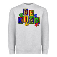Heather Grey Be kind Heavyweight Sweatshirt - CowGirlArtShop