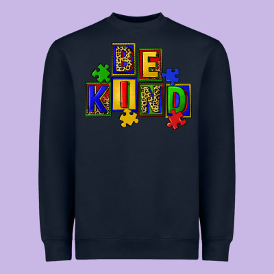 Be Kind Heavyweight Sweatshirt Designed By Cowgirlartshop