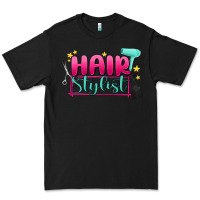 Black hair stylist Premium Tee - MaliasSmallBusiness