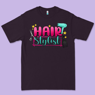 Hair Stylist Premium Tee Designed By Maliassmallbusiness