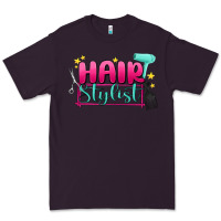 Plum hair stylist Premium Tee - MaliasSmallBusiness