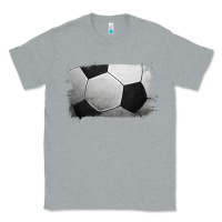 Heather Grey Soccer Ball Brushstroke Classic Tee - RanaPortraitStore