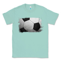 Seafoam Soccer Ball Brushstroke Classic Tee - RanaPortraitStore