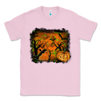 Bubblegum Pink Halloween Background Classic Tee - RanaPortraitStore