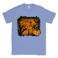 Colony Blue Halloween Background Classic Tee - RanaPortraitStore
