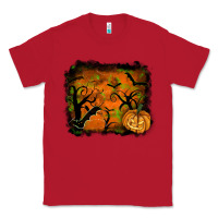 Red Halloween Background Classic Tee - RanaPortraitStore