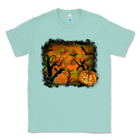 Seafoam Halloween Background Classic Tee - RanaPortraitStore