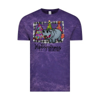 Cloud Purple I Want Hippopotamus For Christmas Vintage Tee - Bettercallsaul