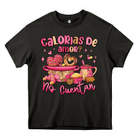 Asphalt calorias de amor no cuentan mexican valentines day Heavy Core Tee - MaliasSmallBusiness
