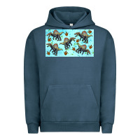 Pigment Midnight Navy spinosaurus sippy cup Urban Hoodie - Artiststas