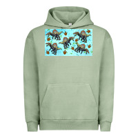 Pigment Oil Green spinosaurus sippy cup Urban Hoodie - Artiststas