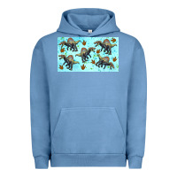 Pigment Pebble Blue spinosaurus sippy cup Urban Hoodie - Artiststas