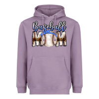 Lavender Baseball Mom Heavyweight Hoodie - CowhideDigitalArt