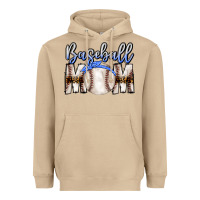 Mushroom Baseball Mom Heavyweight Hoodie - CowhideDigitalArt