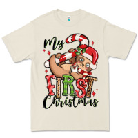 Bone my first christmas cute christmas sloth Premium Tee - MaliasSmallBusiness