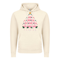 Vintage Artic Christmas Tree Flamingo Vintage Hoodie - Bettercallsaul