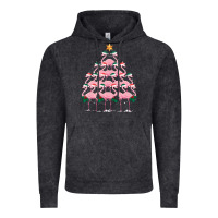 Vintage Black Christmas Tree Flamingo Vintage Hoodie - Bettercallsaul