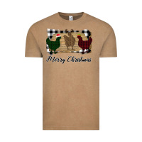 Vintage Coffee Merry Christmas Chickens Vintage Tee - Bettercallsaul