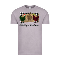 Vintage Zinc Merry Christmas Chickens Vintage Tee - Bettercallsaul