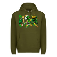 Army Green nurse st patrick Premium Hoodie - FaDigitalArtStudio
