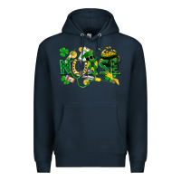 Navy nurse st patrick Premium Hoodie - FaDigitalArtStudio