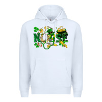 White nurse st patrick Premium Hoodie - FaDigitalArtStudio
