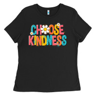 Black choose kindness Ladies Tee - NancyCooperArtShop