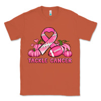 Copper tackle cancer pumpkins football and ribbon breast cancer awareness Classic Tee - Jasminsmagicworld