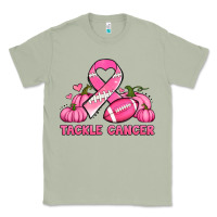 Matcha tackle cancer pumpkins football and ribbon breast cancer awareness Classic Tee - Jasminsmagicworld