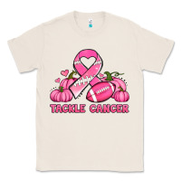 Natural tackle cancer pumpkins football and ribbon breast cancer awareness Classic Tee - Jasminsmagicworld