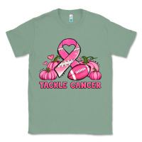 Sage tackle cancer pumpkins football and ribbon breast cancer awareness Classic Tee - Jasminsmagicworld
