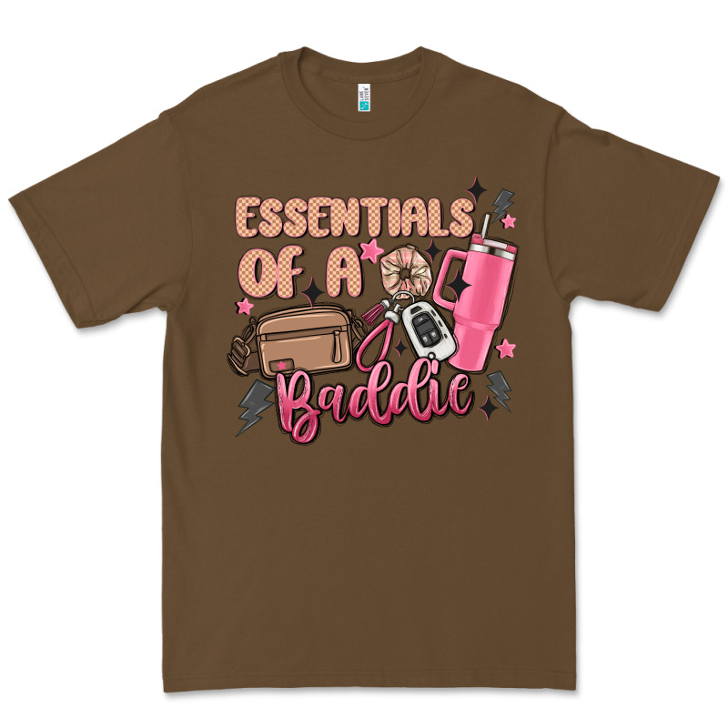 Essentials Of A Baddie Premium Tee by MaliasSmallBusiness | Teevron