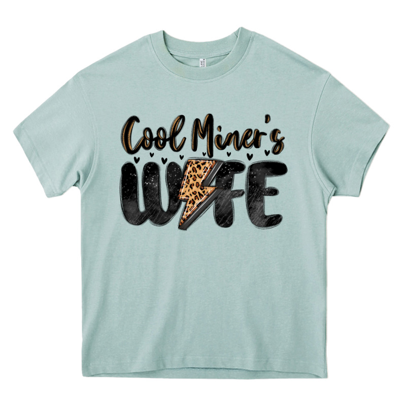 Cool Miner S Wife Heavy Core Tee by MaliasSmallBusiness | Teevron