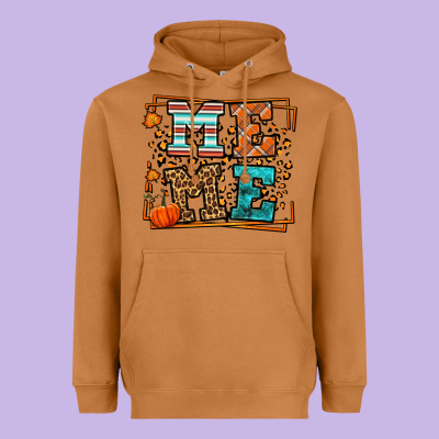 Fall Autumn Leopard Meme Heavyweight Hoodie Designed By Lillyallendesigns