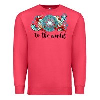 Cardinal Joy to the World Premium Sweatshirt - CowhideDigitalArt