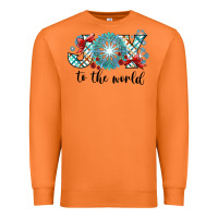 Carrot Joy to the World Premium Sweatshirt - CowhideDigitalArt