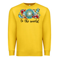 Lemon Joy to the World Premium Sweatshirt - CowhideDigitalArt